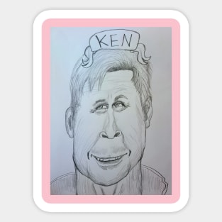 Pencil Ken Sticker